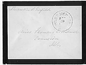 First Lady Lucretia Garfield Signed Free Franc Envelope
