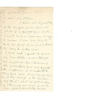 Lucy Stone Autograph Letter Signed on the spirit needed from Suffragists