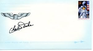Envelope Signed by Astronaut Charlie Duke