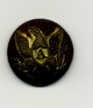 Dug Civil War Eagle "A" Artillery Button With Gilt