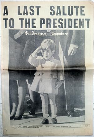 John F. Kennedy Jr. Salutes his Father's Casket