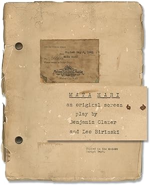 Mata Hari (Original screenplay for the 1931 film)