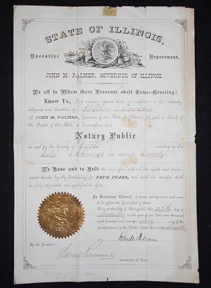 Commission of Stephen J. Towson as Notary Public of Cook County, Illinois