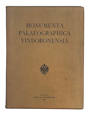 Monumenta Palaeographica Vindobonensia. Denkmäler der Schreibkunst aus der Handschriftensammlung ...