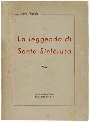 LA LEGGENDA DI SANTA SINFERUSA.: