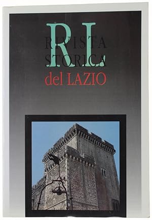 RIVISTA STORICA DEL LAZIO. Anno I - Numero 1. 1993.: