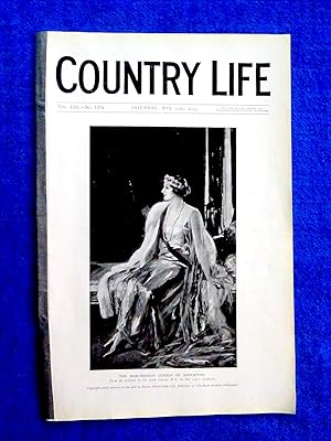 Country Life Magazine. No.1375. 12th May 1923. Marchioness of Curzon of Kedleston., Rome - the Ki...