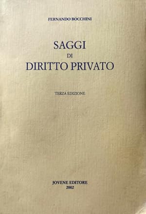 SAGGI DI DIRITTO PRIVATO