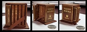 Torino minima. (Complete Set of Italian Miniature Books Bound in Leather Dedicated to Turin)