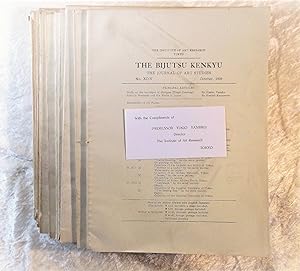 15 Vintage Issues THE BIJUTSU KENKYU Journal of ART STUDIES Japanese & Asian Art 1939-40 ILLUSTRA...