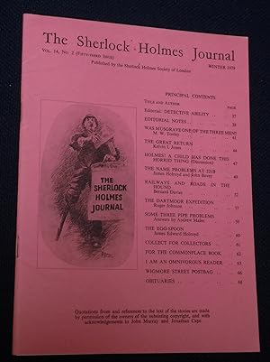 The Sherlock Holmes Journal, Vol. 14, No 2 (Fifty-Third Issue), Winter, 1979