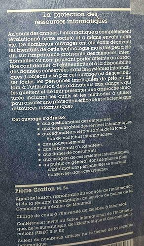 La protection des ressources informatiques (Collection Gestion informatise?e) (French Edition)