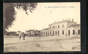 Ansichtskarte Is-sur-Tille, La Gare / Bahnhof