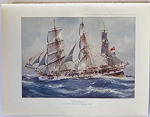 Clipper Ship 1938 Original Print Blackwall Passenger Ship Cospatrick