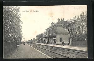 Ansichtskarte Seurre, La Gare / Bahnhof