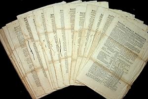 Twenty two issues of the Boston Weekly Messenger from 1818 and 1819