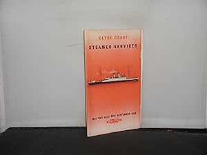 Clyde Coast Steamer Services 26th May until 30th September 1956