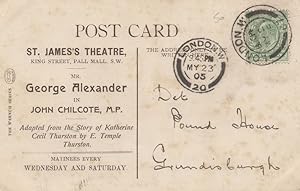 George Alexander at St James Theatre London Advertising Postcard