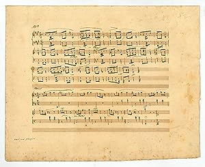 Autograph musical manuscript of two short works for piano: "All[egre]tto" (24 bars, in contrastin...