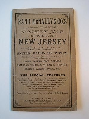 Rand, McNally & Co's Indexed County and Township Pocket Map and Shippers' Guide of New Jersey - S...