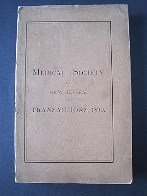 Transactions of the Medical Society of New Jersey, 1890 [Medical History of Warren County]