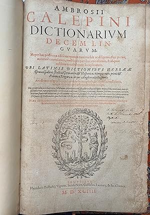 Ambrosii Capelini dictionarium octo linguarum:Respondent autem.