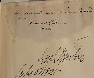 The Madman: His Parables and Poems (Rare Signed Presentation by Kahlil Gibran). With "With a 1918...