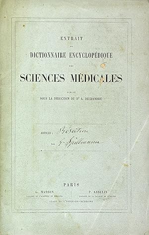Résections. Extrait du Dictionnaire Encyclopédique des Sciences Médicales (publié sous la directi...