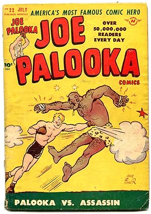 JOE PALOOKA #22 1948-HARVEY COMICS-POWELL ART-BLACK CAT FR