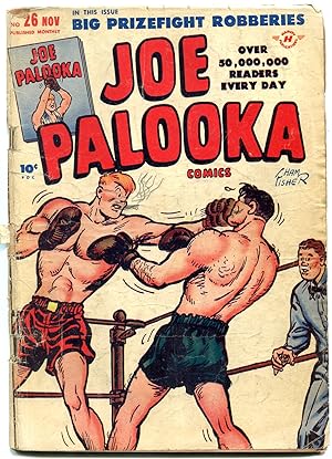 JOE PALOOKA #26 1948-HARVEY COMICS-BOXING-NOTRE DAME FR