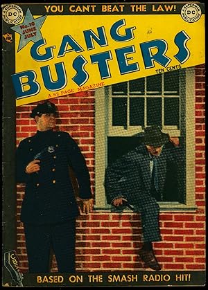 Gang Busters #10 1949- DC Comics Golden Age Crime Photo cover VG/FN