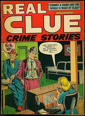 Real Clue Crime Stories V.2 #12 1948-electric chair stories Golden Age VG/F