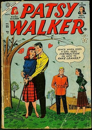 PATSY WALKER #55 PAPER DOLL ISSUE HEADLIGHTS 1953 ATLAS FR