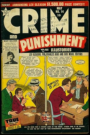 Crime and Punishment #13 1949- Biro cover- Mary Sullivan VG