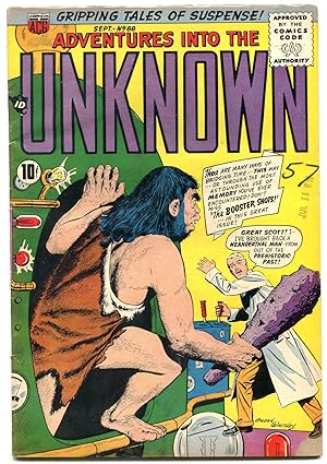 Adventures Into The Unknown #88 1957-WILD ISSUE FN