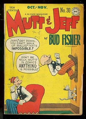 MUTT & JEFF COMICS #30 1947-BUD FISHER COMIC STRIP ART VG-