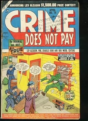 CRIME DOES NOT PAY #74-PRE-CODE CRME-VIOLENT VG