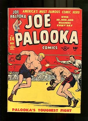 JOE PALOOKA 14-1947-HAM FISHER ART-BOXING COVER VG