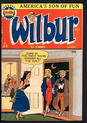 WILBUR COMICS #33-KATY KEENE PAPER DOLLS-GOOD GIRL ART-1950-VG/FN cond VG/FN