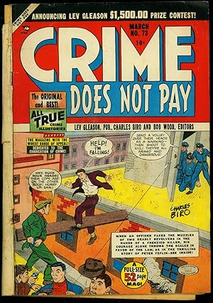 CRIME DOES NOT PAY #73 1949 PRE CODE-GEORGE TUSKA ART- G