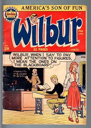 WILBUR COMICS #29-KATY KEEN PIN-UP-PIN UP POSES-1950-GOLF-VAMPIRE BAT STO VG