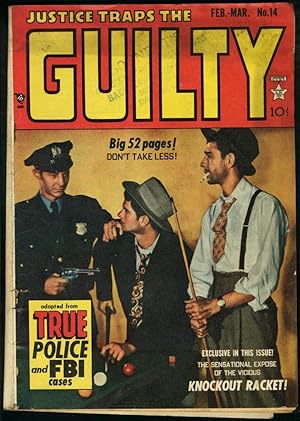 JUSTICE TRAPS THE GUILTY #14-SEVERIN/ELDER ART VG