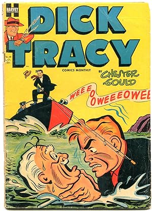 DICK TRACY #68 1953-CHESTER GOULD-WILD STRANGULATION G/VG