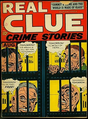 Real Clue Crime Stories V.2 #6 1947-Simon & Kirby- Prison cover- Gunmaster VG-