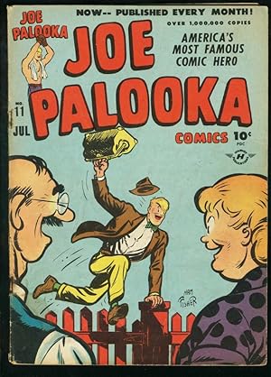 JOE PALOOKA #11 1947-HARVEY COMICS-BOXING-BLACK CAT fair