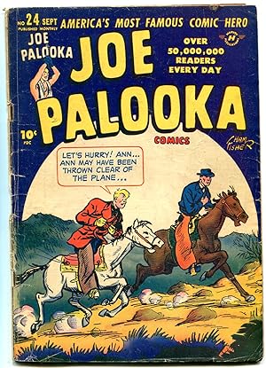 JOE PALOOKA #24 1948-HARVEY COMICS-WESTERN COVER G/VG