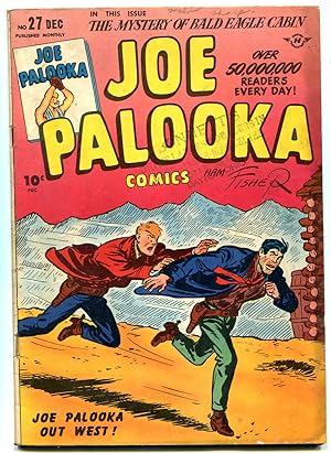 JOE PALOOKA #27 1948-HARVEY COMICS-LITTLE MAX BABE RUTH FR/G