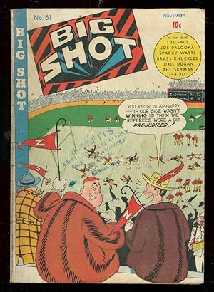 BIG SHOTS COMICS #61 1945-CHARLIE CHAN-SKYMAN-THE FACE- VG