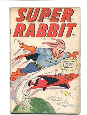 SUPER RABBIT 11-1948-SPRING-ROCKET SHIP COVER VG