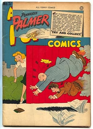 ALL FUNNY COMICS #17 1947-BARGAIN COPY DOVER & CLOVER FR